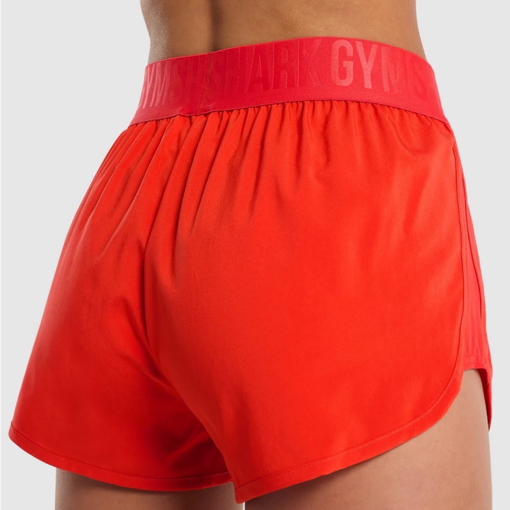 Gymshark Red TRAINING LOOSE FIT SHORTS size small - Picture 10 of 10